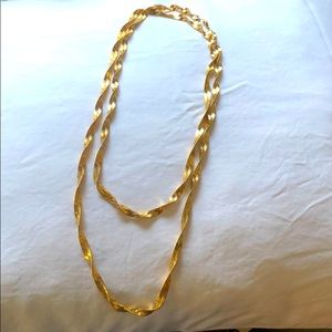Twisted Gold Necklace
